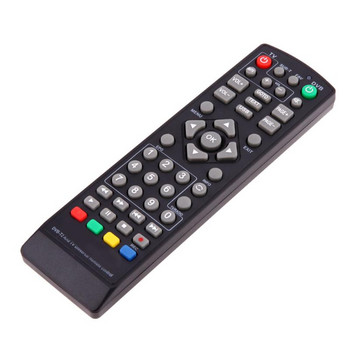 1 бр. IR универсално дистанционно управление замяна за телевизор DVB-T2 за сателитен телевизионен приемник за домашна употреба Черен