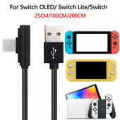 Cablu de încărcare universal pentru accesorii Nintendo Switch USB 2.0 tip C Linie de încărcare de alimentare pentru joc pentru Nintendo Switch Oled/Lite