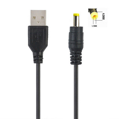 USB порт към 2.5 3.5 4.0 5.5 mm 5V барел жак Конектор за захранващ кабел