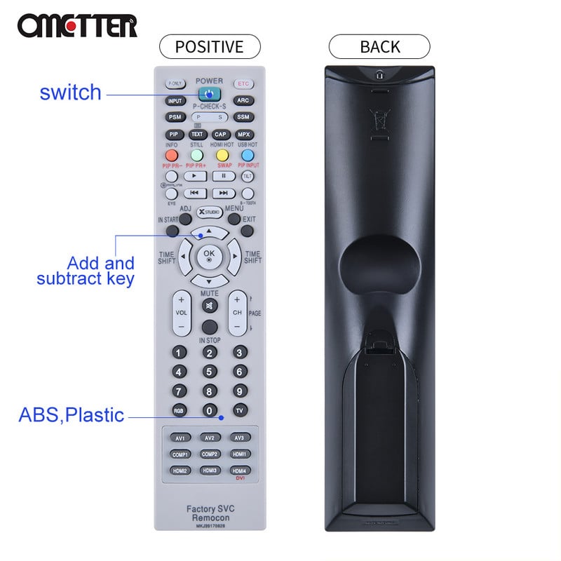 MKJ39170828 Za LG Service Remote TV Factory DU-27FB32C DU27FB32C