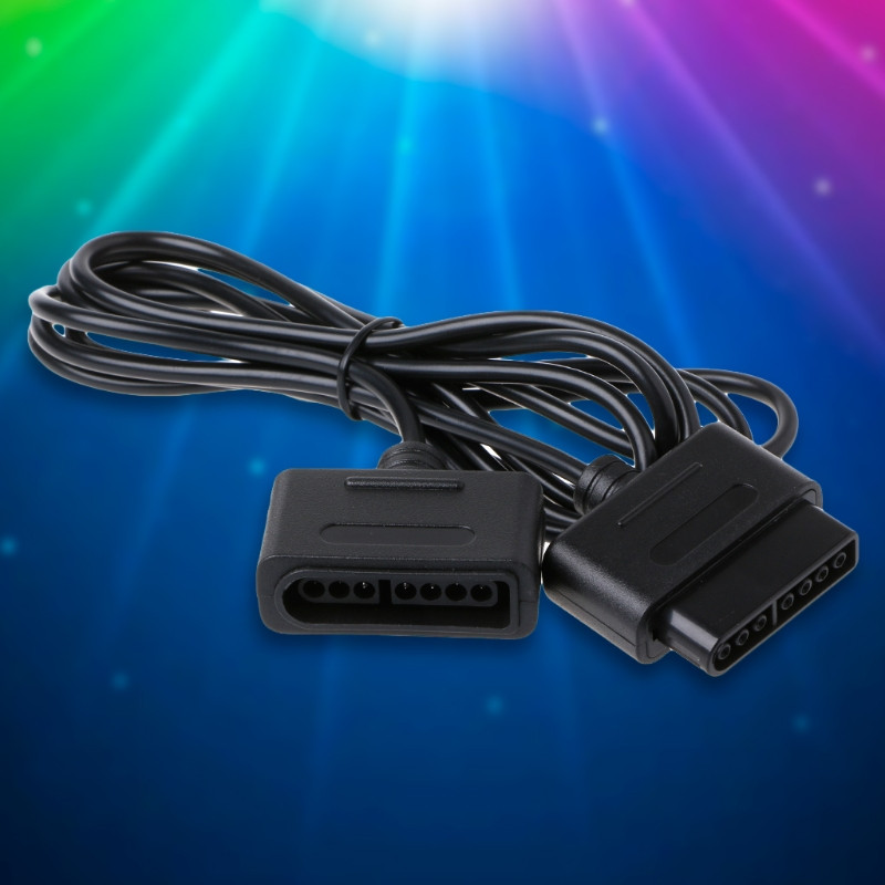 SNES 1,8 m-es kábeles játékkonzolhoz hosszabbító kábeljáték fogantyú kábel vezetékes játékvezérlő vezeték csere Drop szállítás