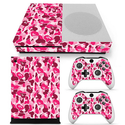 Za X box one s konzolu naljepnica 2 kontrolera naljepnica za X BOX ONE S vinil naljepnica za x box one s pvc naljepnica