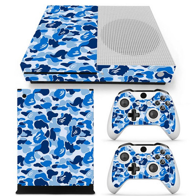 Za X box one s konzolu naljepnica 2 kontrolera naljepnica za X BOX ONE S vinil naljepnica za x box one s pvc naljepnica