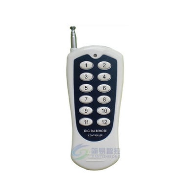 Ασύρματα τηλεχειριστήρια 433 MHz Πομπός ραδιοσυχνοτήτων 8 κουμπιά & 12 κουμπιά 1000 μέτρα απόστασης εργασίας με δέκτη ρελέ 433 MHz KTNNKG