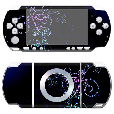 Autocolant de piele cu design elegant de vinil pentru consola de jocuri Sony PSP 2000