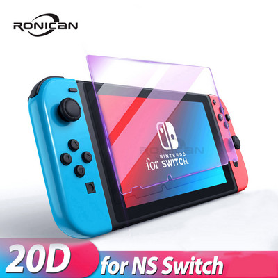 Védőüveg Nintend Switch-hez Edzett üveg képernyővédő fólia Nintendo Switch NS-hez Glass Tartozékok Képernyővédelem