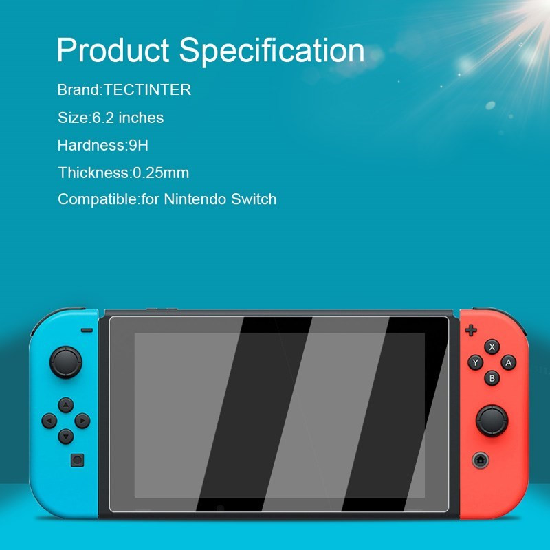 Esmaklassilisest karastatud klaasist ekraanikaitsekilest pöidlapulgad Ühilduvad Nintendo Switch 9H tarvikud Switchi OLED/Lite NS jaoks