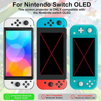 9H Tempered Glass Screen Protector for Nintendo Switch OLED Hard Protector Film for Switch OLED Game Console Accessories