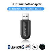 Bluetooth 5.0 audio prijemnik s dvostrukim izlazom, USB bežični glazbeni prijemnik za automobil, pomoćni adapter