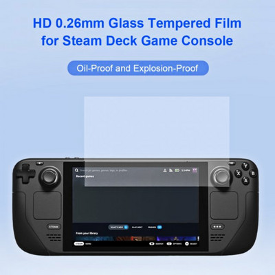1/2/3 csomag edzett üveg Steam Deck játékkonzolhoz Karcolásgátló 9H védőfólia Steam Deck 7 hüvelykes képernyő-tartozékokhoz