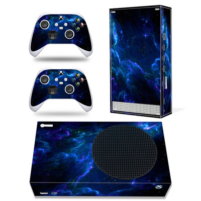 GAMEGENIXX Skin Sticker Pink Nebula Protective Decal Cover Visas komplektas, skirtas Xbox Series S konsolei ir 2 valdikliams