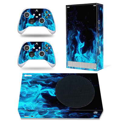 GAMEGENIXX Skin Sticker Pink Nebula Protective Decal Cover Visas komplektas, skirtas Xbox Series S konsolei ir 2 valdikliams