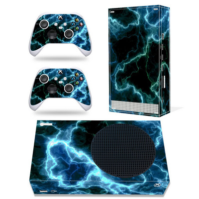 GAMEGENIXX Skin Sticker Pink Nebula Protective Decal Cover Visas komplektas, skirtas Xbox Series S konsolei ir 2 valdikliams