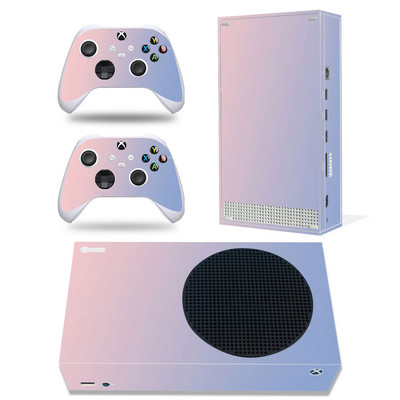 GAMEGENIXX Skin Sticker Pink Nebula Protective Decal Cover Visas komplektas, skirtas Xbox Series S konsolei ir 2 valdikliams