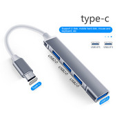 USB C HUB 3.0 Type C 3.1 4 Port Multi Splitter Adapter OTG za Xiaomi Lenovo Macbook Pro 13 15 Air Pro PC Računalna oprema