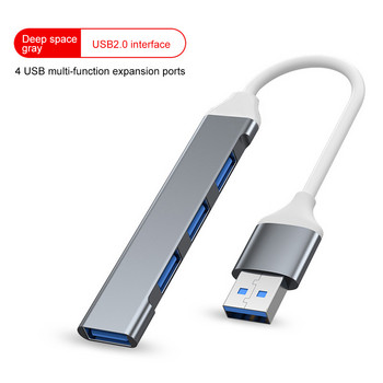 USB C HUB 3.0 Type C 3.1 4-портов мулти сплитер адаптер OTG за Xiaomi Lenovo Macbook Pro 13 15 Air Pro PC Компютърни аксесоари
