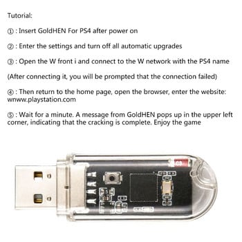 USB Dongle Wifi Plug Безплатен Bluetooth-съвместим USB адаптер за PS4 9.0 System Cracking Serial Port ESP32 Wifi Module