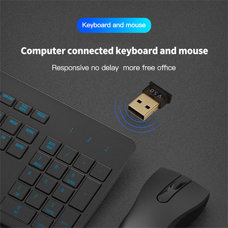 JAUNS bezvadu USB Bluetooth adapteris 5.0 sargspraudņa uztvērējs USB audio Bluetooth Dongle bezvadu raidītājs datora klēpjdatoram