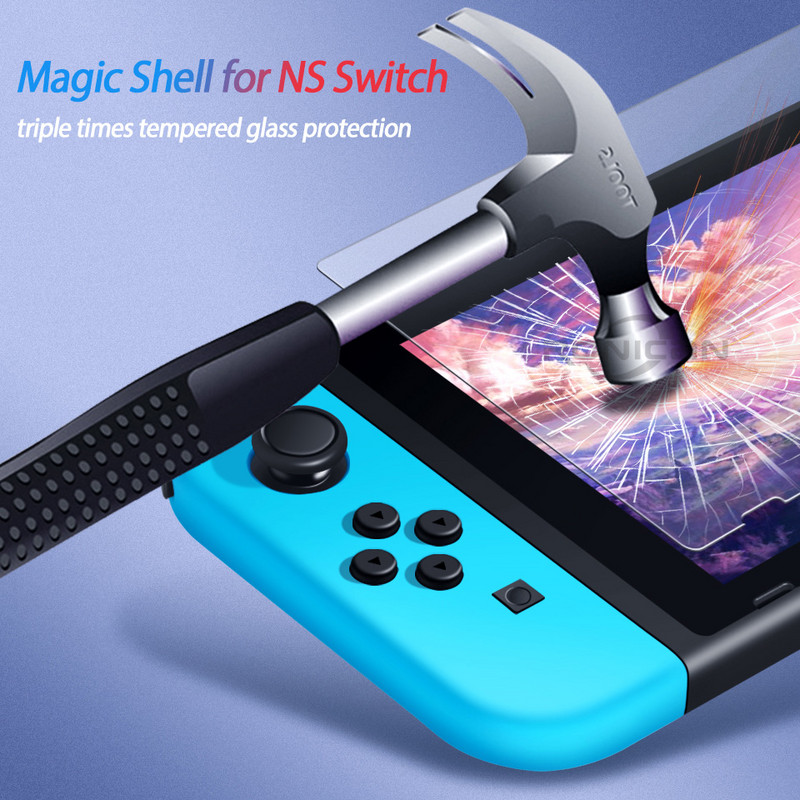 Apsauginis stiklas skirtas Nintend Switch Grūdinto stiklo ekrano apsauga, skirta Nintendo Switch NS Glass Accessories Ekrano apsauga