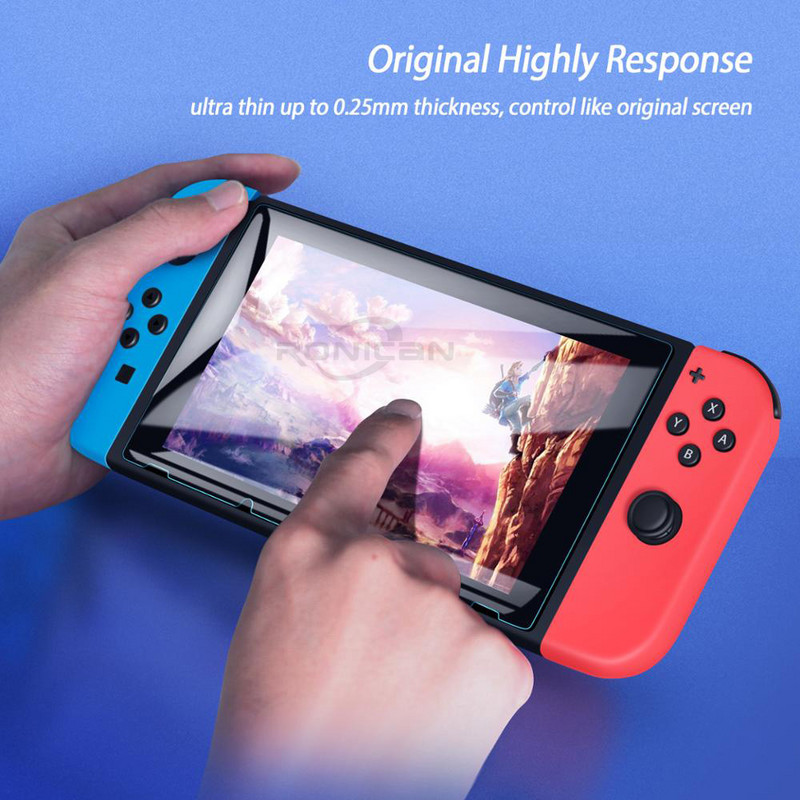 Apsauginis stiklas skirtas Nintend Switch Grūdinto stiklo ekrano apsauga, skirta Nintendo Switch NS Glass Accessories Ekrano apsauga