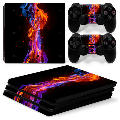 PS4 Pro konzolhoz és 2 vezérlőhöz Skin Matrica PS4 Modern War Protective Vinyl Wrap Cover teljes készlet