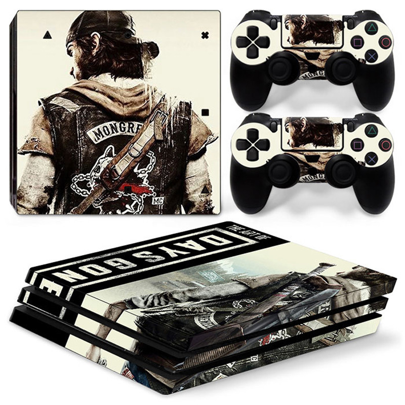 PS4 Pro konzolhoz és 2 vezérlőhöz Skin Matrica PS4 Modern War Protective Vinyl Wrap Cover teljes készlet