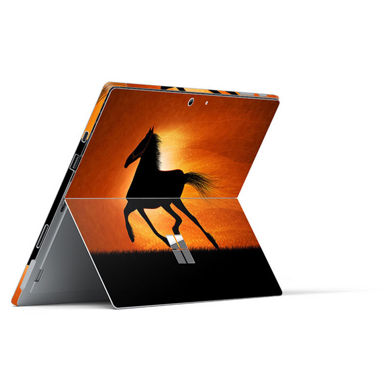 Kohandatud graafiline veekindel vinüül eemaldatav kleebised sülearvuti dekoratiivse nahaga kleebised isekleepuv ümbris microsoft surface pro 7 jaoks