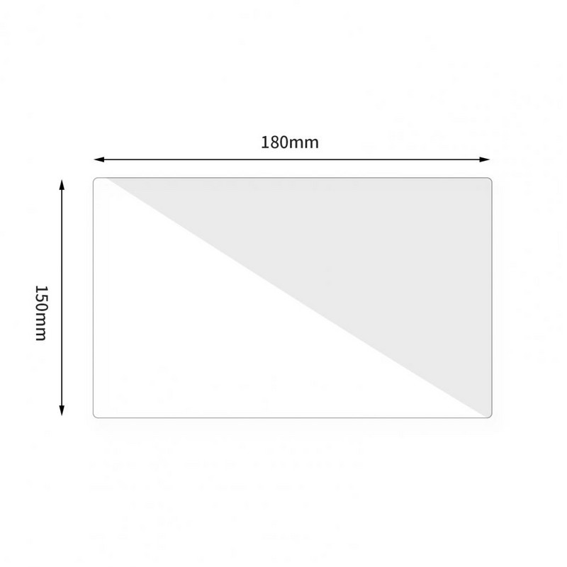 Nesubraižantis sklandus žaidimų konsolės ekrano stiklas, pilnas dangtelis, skirtas „Steam Deck“