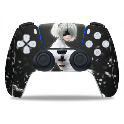 Αυτοκόλλητο Skin Sticker Skin Sticker for PS5 Girl design for PS5 Gamepad Joystick skin for PS5 Controllers Controller pvc