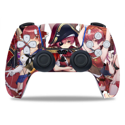 Αυτοκόλλητο Skin Sticker Skin Sticker for PS5 Girl design for PS5 Gamepad Joystick skin for PS5 Controllers Controller pvc