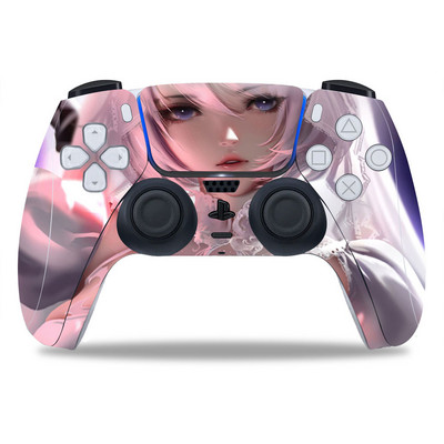 Αυτοκόλλητο Skin Sticker Skin Sticker for PS5 Girl design for PS5 Gamepad Joystick skin for PS5 Controllers Controller pvc