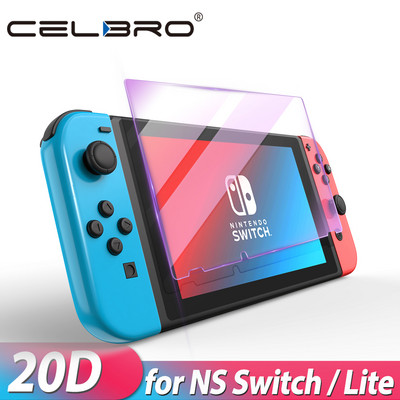 Протектор за екрана против синя светлина за Nintendo Switch Lite Glass за Nintend Switch Nintendos NS Lite Защита от закалено стъкло