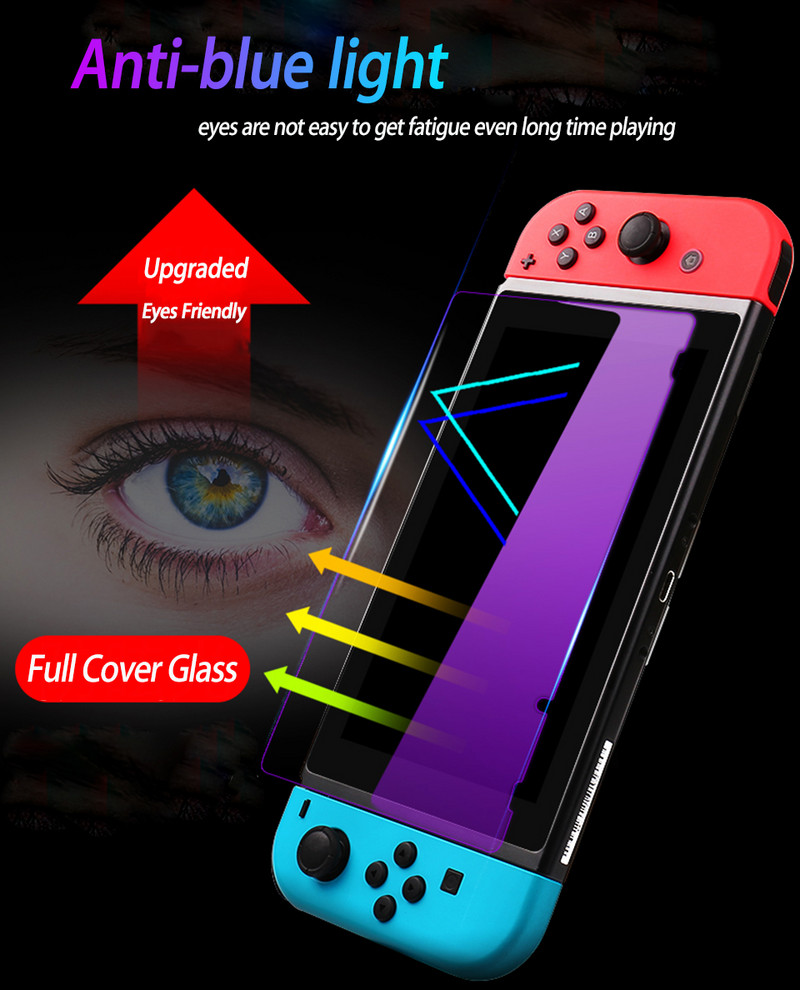 Anti Blue Light Screen Protector za Nintendo Switch Lite Glass za Nintend Switch Nintendos NS Lite Tempered Glass Protection