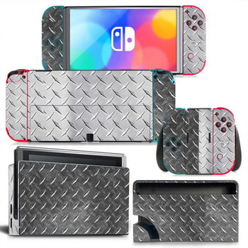 GAMEGENIXX Switch Oled Skin Sticker Graffiti Design Protective Vinyl Wrap Cover Пълен комплект за Nintendo Switch Oled Console