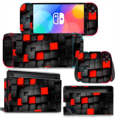 GAMEGENIXX Switch Oled Skin Αυτοκόλλητο Γκράφιτι Προστατευτικό κάλυμμα περιτυλίγματος βινυλίου Πλήρες σετ για κονσόλα Nintendo Switch Oled