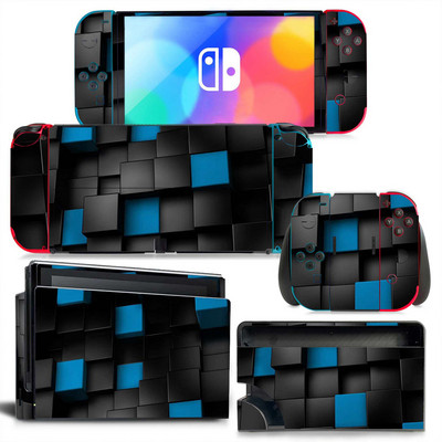 GAMEGENIXX Switch Oled Skin Αυτοκόλλητο Γκράφιτι Προστατευτικό κάλυμμα περιτυλίγματος βινυλίου Πλήρες σετ για κονσόλα Nintendo Switch Oled