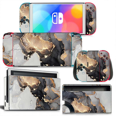 GAMEGENIXX Switch Oled Skin Αυτοκόλλητο Γκράφιτι Προστατευτικό κάλυμμα περιτυλίγματος βινυλίου Πλήρες σετ για κονσόλα Nintendo Switch Oled
