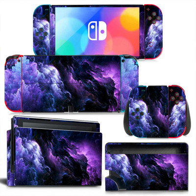 GAMEGENIXX Switch Oled Skin Αυτοκόλλητο Γκράφιτι Προστατευτικό κάλυμμα περιτυλίγματος βινυλίου Πλήρες σετ για κονσόλα Nintendo Switch Oled