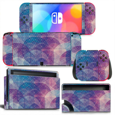 GAMEGENIXX Switch Oled Skin Αυτοκόλλητο Γκράφιτι Προστατευτικό κάλυμμα περιτυλίγματος βινυλίου Πλήρες σετ για κονσόλα Nintendo Switch Oled