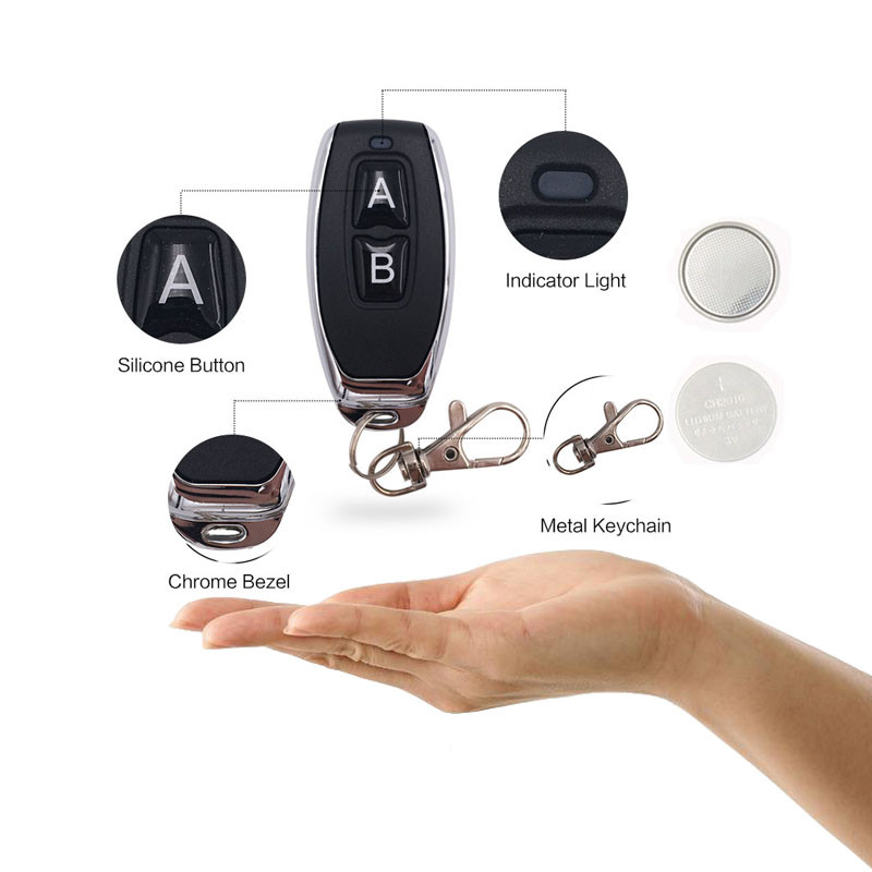 Mini univerzalni daljinski upravljač 12V motorni relejni modul 3.6V 6V 18V relejni prijemnik i odašiljač za naprijed i nazad DIY