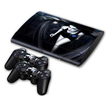 Αυτοκόλλητο για PS3 Super slim 4000 Skins περιτύλιγμα χαλκομανιών για PS3 Super slim 4000