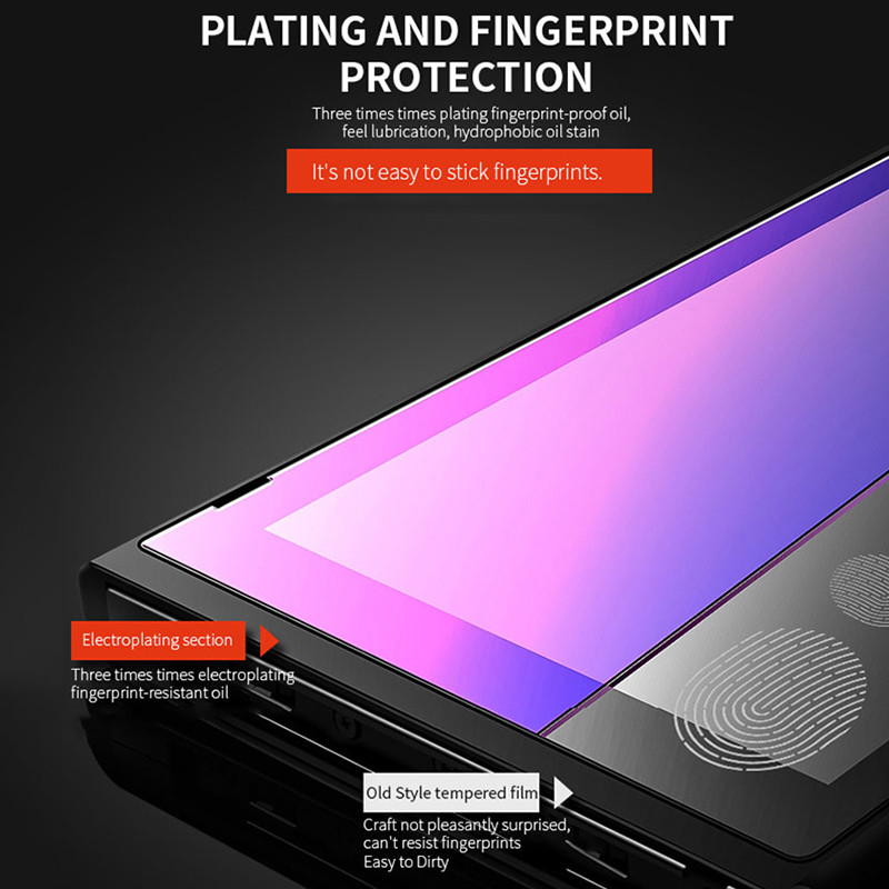 2db kék fólia üveg képernyővédő fóliával Nintendo Switch-hez Anti Blue Light Protection üvegfólia NS Switch Lite Oled-hoz