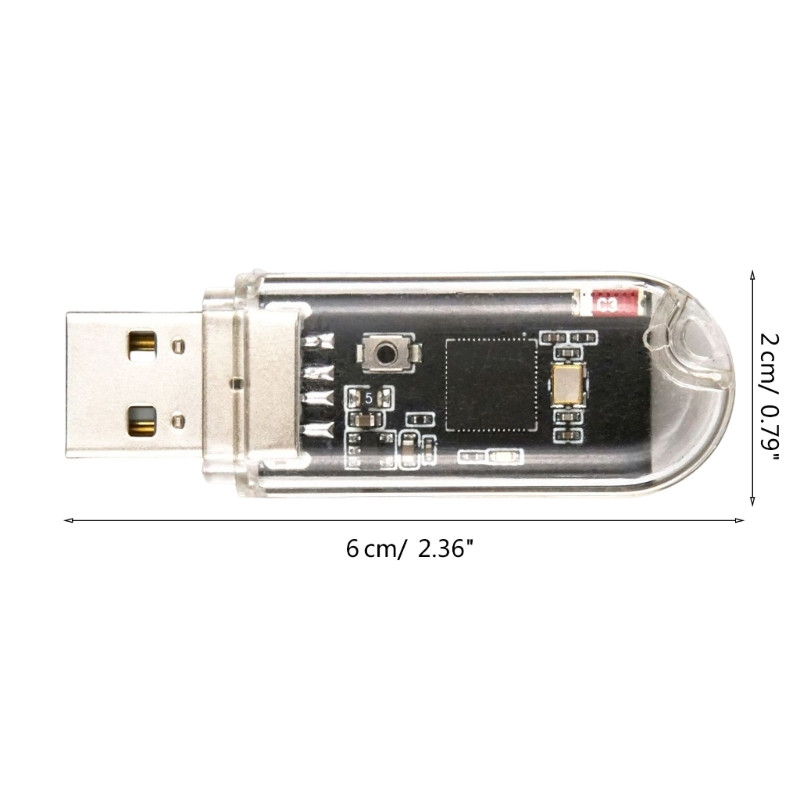 Hordozható USB Dongle U-disk P4 9.0 rendszerhez repedt soros port ESP32 Wifi modul alaplapi csatlakozó ingyenes USB adapter