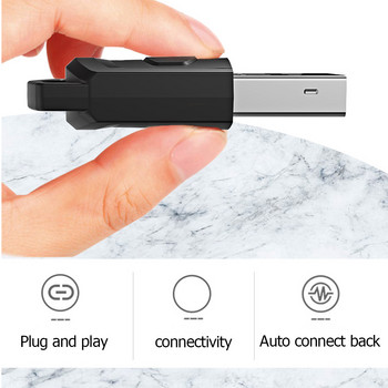Δέκτης ασύρματου προσαρμογέα ακουστικών για Nintendo Switch PS5 PS4 Αξεσουάρ PC Συμβατός με Bluetooth Πομπός ήχου USB