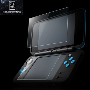 HD Tempered Glass Nintendo Νέο 2DS XL LL 2DSXL 2DSLL Screen Protector Πάνω+κάτω Προστατευτικό φιλμ κονσόλας παιχνιδιών με πλήρες κάλυμμα