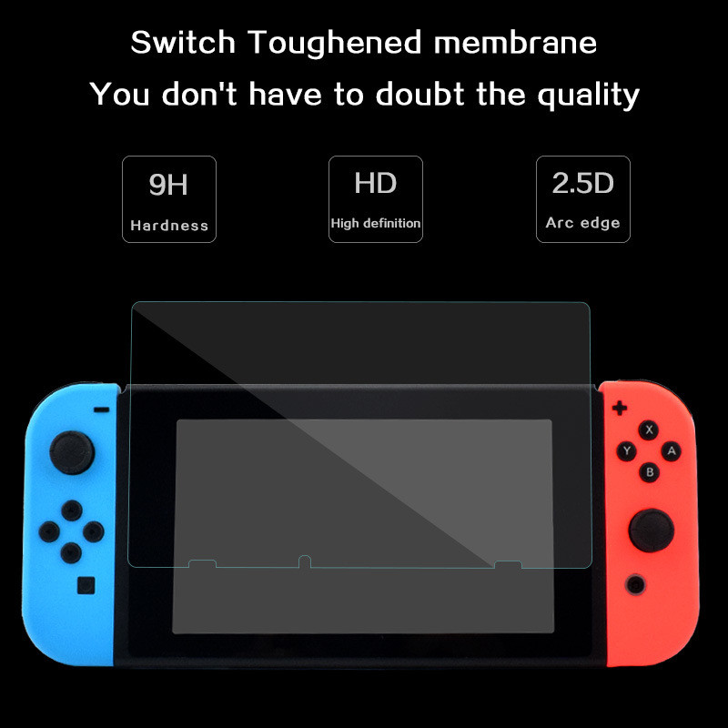 Új edzett üveggel kompatibilis Nintendo Switch képernyő HD védőfólia Switch Oled karcmentes védőfólia 9H védőfólia