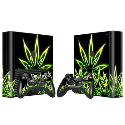 Vinyl Skin Sticker Protector Microsoft Xbox 360 E konzolhoz és 2 kontroller skin matrica