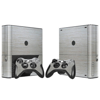 Vinyl Skin Sticker Protector Microsoft Xbox 360 E konzolhoz és 2 kontroller skin matrica