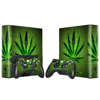 Vinyl Skin Sticker Protector Microsoft Xbox 360 E konzolhoz és 2 kontroller skin matrica