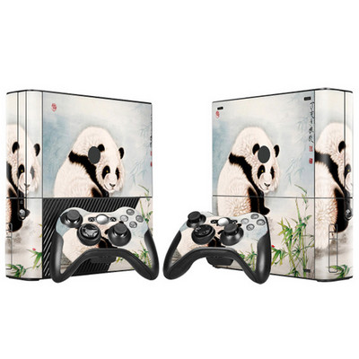 Vinyl Skin Sticker Protector Microsoft Xbox 360 E konzolhoz és 2 kontroller skin matrica